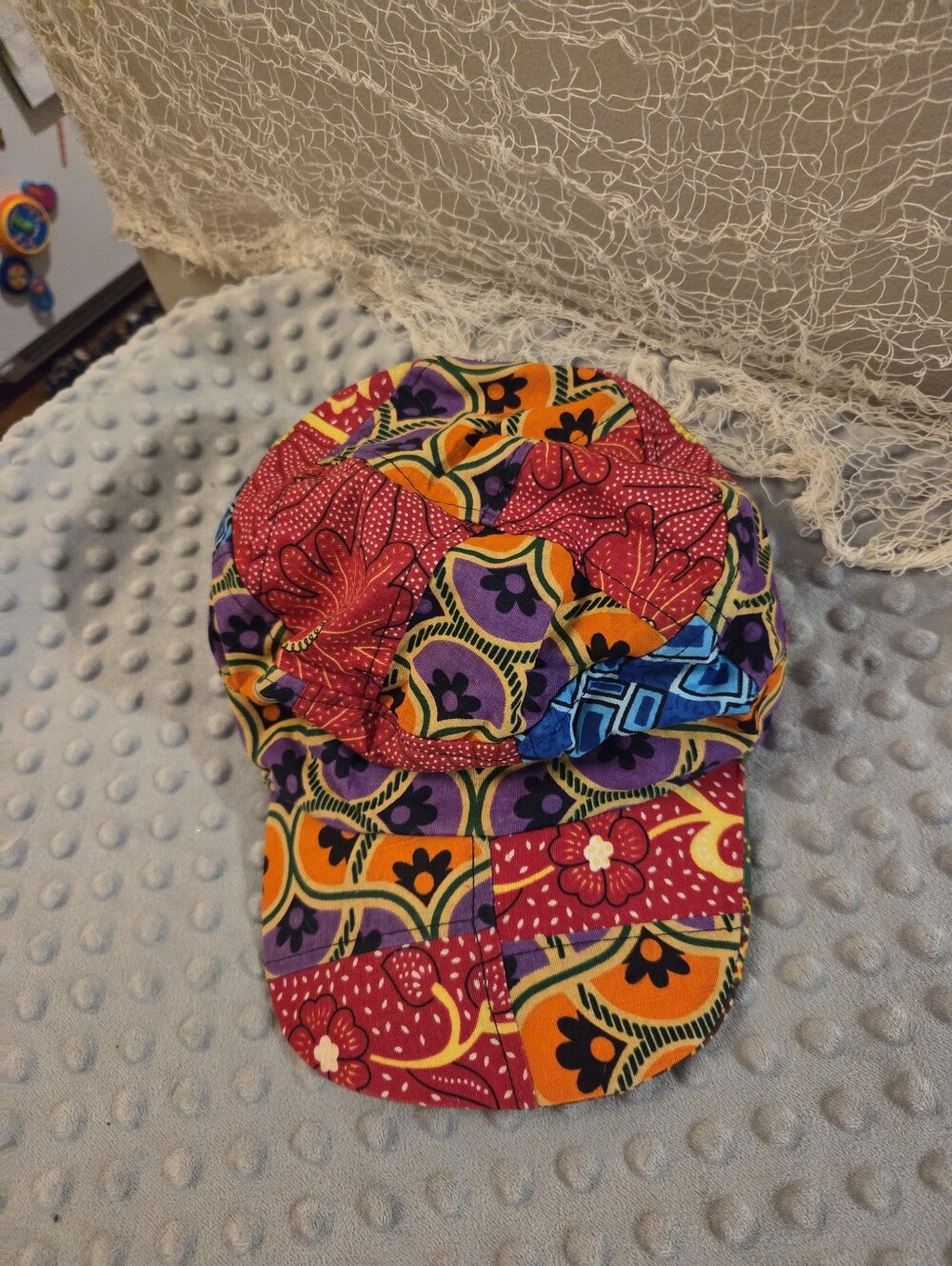 Colorful vintage hat small possibly kids unmarked
